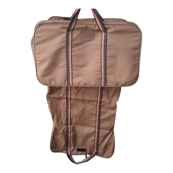 Vtg 70s Jordache Luggage Set Suitcase Carry-On Hanging Garment Bag STORE… - Picture 9 of 12
